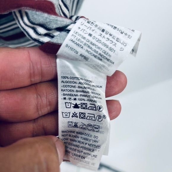 Levi’s Men’s Standard Fit Striped The Pocket Tee T-Shirt Multicolor Size XXL New - Picture 8 of 10